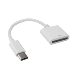 For Apple 30pin Female To USB 3.1 Type-C USB-C Sync Data Charging Adapter Cable - Photo 1 sur 5