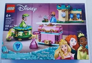 New LEGO Disney Aurora, Merida and Tiana's Enchanted Creations 43203 Year 2022 - Picture 1 of 6
