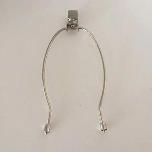 Acabado de arpa y cubo de lámpara cromada, arpa es de 8 pulgadas, remate es de 1,25 pulgadas - Imagen 1 de 5