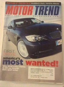 Motor Trend Magazine BMW 3 Series Mustang GT April 2005 051819nonrh - Picture 1 of 1