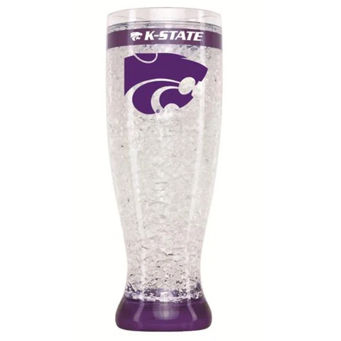 Kansas State - 16oz Flared Pilsner Freezer Glass Cover