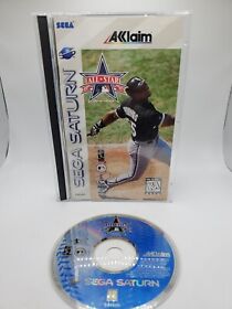 All-Star Baseball 1997 Featuring Frank Thomas (Sega Saturn) w/ Case + Manual