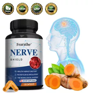 NERVE SHiELD HEALTHY NERVE FUNCTION,Advanced Nerve Formula with Alpha LipoicAcid - Picture 1 of 10