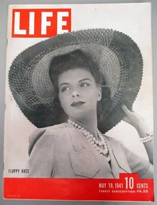 5/19/1941 LIFE MAGAZINE, 23 DAYS IN LIFEBOAT, US MILITARY UNIFORMS CATALOG, ADS! - Picture 1 of 22