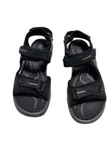 ECCO Yucatan Sport Sandals Hiking Walking Black Gray 37 - Picture 1 of 8