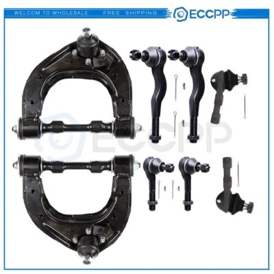 8pcs Front Control Arms Tie Rod Ends For Mitsubishi Montero Sport 1994-2004 - Image 1 of 4