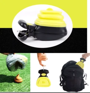 💩 Dispensador de bolsa de caca de perro plegable recogedor de caca de viaje - Imagen 1 de 14