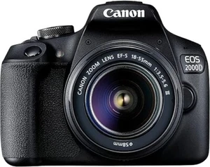Canon EOS 2000D 24,1 Mpix Appareil Photo Reflex Numérique Kit avec EF-S 18-55mm - Imagen 1 de 4