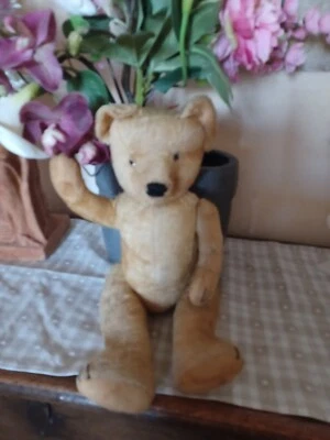 ours ancien steiff En Paille OLIVIER 50 CM - Photo 1/4