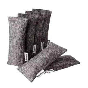 Bamboo Charcoal Odor Eliminator Bag (6-Pack), Activated Charcoal Odor Absorber - Picture 1 of 8