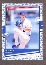 2020 Donruss #62 Walker Buehler Baby Shark Emoji Parallel