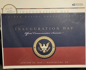 USPS-OBAMA/BIDEN INAUGURATION DAY OFFICIAL COMMEMORATIVE SOUVENIR (2009)-New - Picture 1 of 2