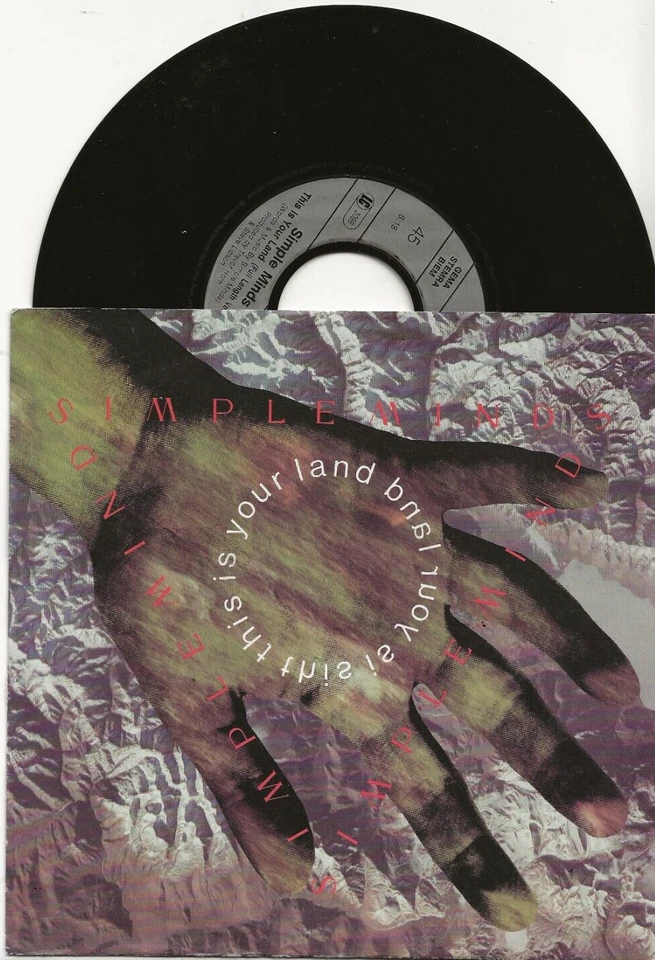 SIMPLE MINDS THIS IS YOUR LAND 7 INCH SINGLE FROM GERMANY, MINT - Image 1 of 2