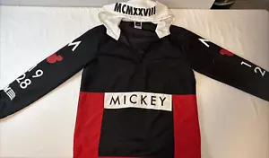 De Colección Disney Mickey 1928 MCMXXVIII Pullover Chaqueta Anorak con Capucha S Cortavientos - Imagen 1 de 11