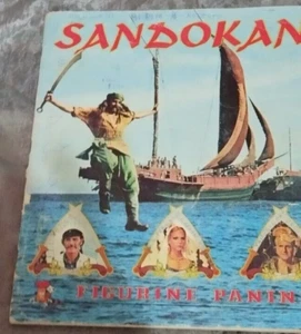 70'S - SANDOKAN - FIGURINE PANINI - ALBUM COMPLETO - SEGNI DEL TEMPO - Picture 1 of 6