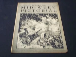 1916 JULY 20 NEW YORK MID - WEEK PICTORIAL MAGAZINE - GERMAN TRENCHES - H 7503 - Picture 1 of 2