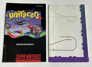 Authentic Super Nintendo SNES Uniracer Instruction Manual Only Book Poster - Picture 1 of 1