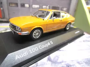 AUDI 100 Coupe S C1 ocker geb yellow 1974 – 1976 Minichamps 1:43 - Bild 1 von 4