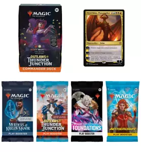 MTG - Outlaws of Thunder Junction (OTJ) - Kit Commander de lujo - Most Wanted - Imagen 1 de 2