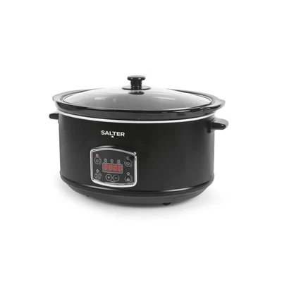 Salter 6.5L Digital Slow Cooker – LED Display, 3 Heat Settings, Timer, 320W - Image 1 of 4