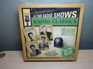 Old Time Radio Shows Radio Classics (40 Shows, 20 Hours, 20 CDs) Brand New - Picture 1 of 7