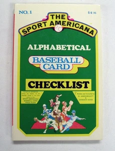 The Sport Americana Alfabetical Baseball Card Checklist n. 1 di James Beckett - Foto 1 di 4
