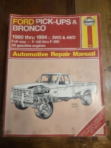 Haynes Automotive Repair Manual Ford Pick-Ups & Broncos 1980-1994 - Bild 1 von 4
