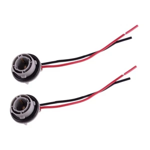 2Stk 1156 Auto Blinker Lampenfassung Steckdose 7506 Kabel Buchse - Picture 1 of 4