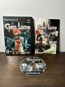 Chaos Legion (Sony PlayStation 2, 2003) CIB PS2 Etiqueta Negra - Imagen 1 de 16