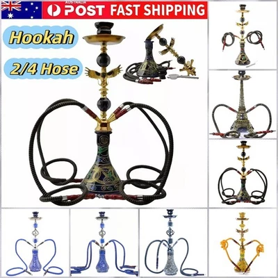 Large Size 52cm Traditional Collectible Hookah Shisha Gift Home Party Social - image 1 of 4