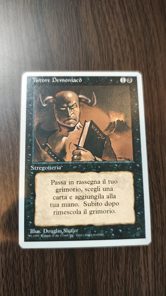 Demonic Tutor Revised Edition Regular Magic Italian 3ed - Image 1 of 4