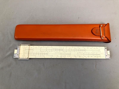 KEUFFEL & ESSER K&E 4081-3 滑动规则 1947 LOG LOG DUPLEX DECITRIG 皮革保护壳 — 第 1/4 张图片