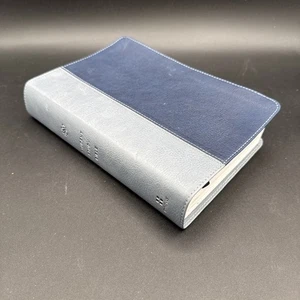 ESV Study Bible Blue Trutone Leather Crossway - Picture 1 of 9