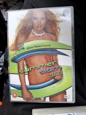 WWE SummerSlam 2003 DVD - Wrestling Silver Vision Rare Kurt Angle Brock Lesnar - Image 1 of 3