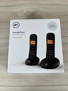 BT Everyday Phone Twin Handsets New In Box With Call Blocker - Picture 1 of 5