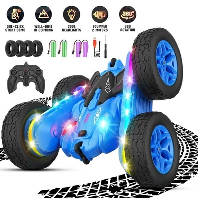 Ferngesteuertes Auto für Kinder 4WD Ferngesteuertes 2.4Ghz RC Stunt 360° Roating - Bild 1 von 4