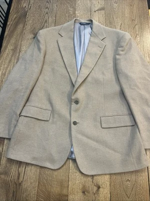 Abrigo Blazer Chaqueta Para Hombre Lauren Ralph Lauren Cabello Camel Deportivo Tostado, Talla 44R Foto 1 de 4