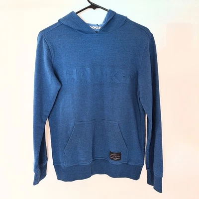 Sudadera con Capucha De Colección Tony Hawk Logo Patinador Grunge Manga Larga Para Hombre Talla L Azul Y2K Foto 1 de 4