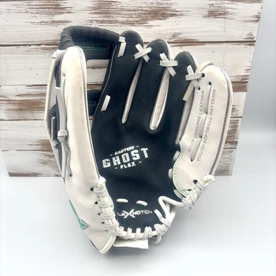 Easton Ghost Flex Softball Glove 11" Youth White Leather Excellent - Image 1 of 4