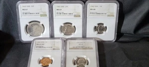 1965 NGC MS67 US 5 Coin Special Mint Set - Picture 1 of 11