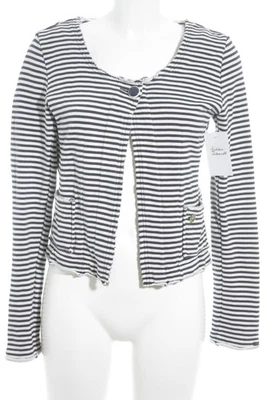 MAISON SCOTCH Sweatjacke Damen Sweat Gr. DE 38 weiß-dunkelblau Casual-Look - Bild 1 von 4
