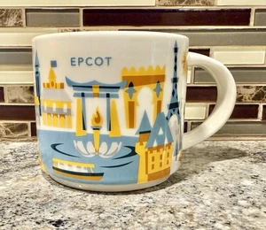 Starbucks Coffee Mug Disney Epcot 'You Are Here' 14oz NEW No Box - Picture 1 of 4