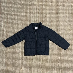 PLACE Kids Girl Boy Puffer Black Jacket Size Medium (7-8)   - Picture 1 of 6