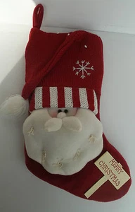 Medias de punto de Navidad rojo Santa - Imagen 1 de 2