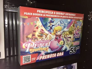 OFFICIAL Princess Peach Showtime Display Box Espositore advertising Promo Switch - Foto 1 di 4