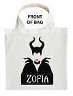 Maleficent Trick or Treat Bag, Personalized Maleficent Halloween Bag