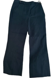 Pantalones Pantalones Tela Ball Plisados Tiro Alto Calce Ajustado NUEVOS CON ETIQUETAS $320 Talla XS EU 38 - Imagen 1 de 10