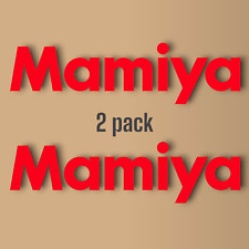 Mamiya Camera 2 Pack - DSLR Die Cut Vinyl Sticker Decal 