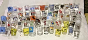 Enorme lotto di 66 bicchieri souvenir shot vintage da collezione - collezione istantanea - Foto 1 di 5