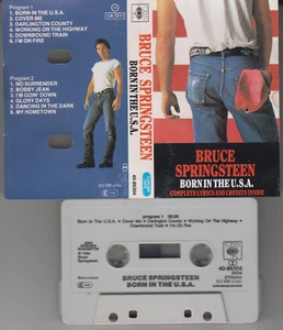 K 7 AUDIO (TAPE) BRUCE SPRINGTEEN "BORN IN THE U.S.A" - Picture 1 of 1